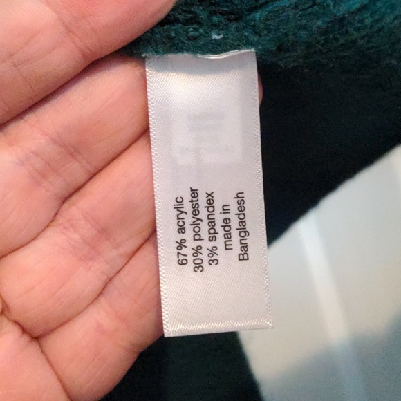 NWT Lane Bryant Green Fair Isle Crew Neck Sweater - Women's Size 18/20 - Picture 6 of 7